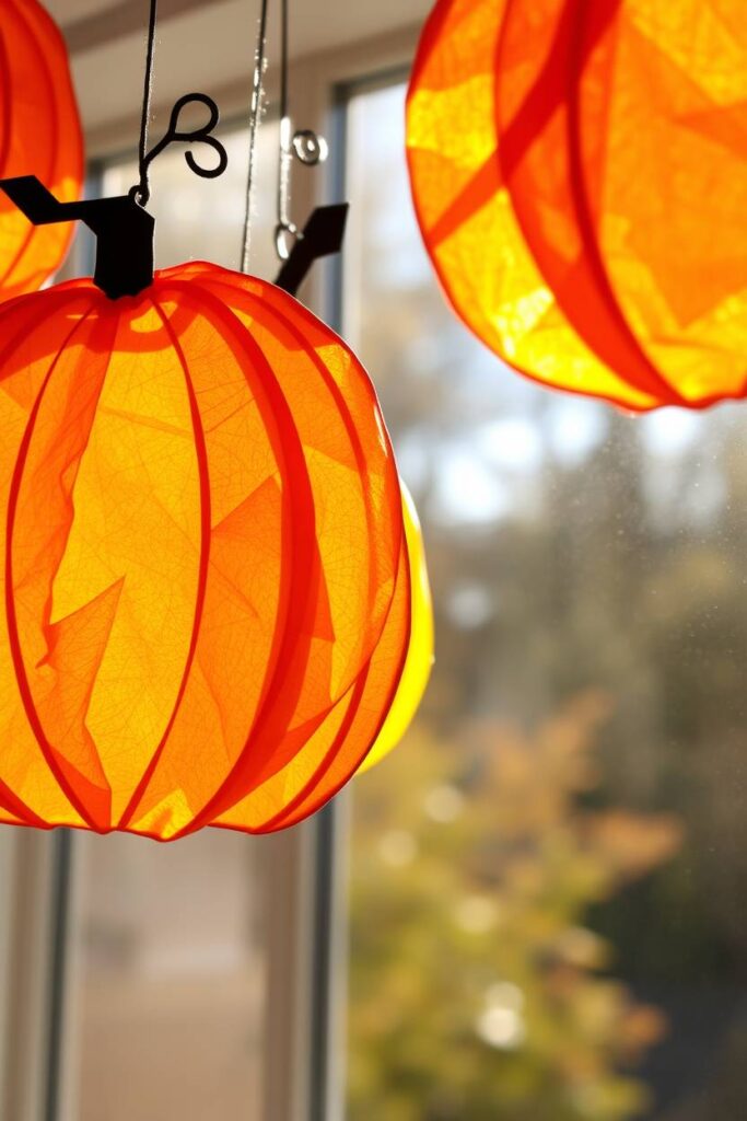 Pumpkin Suncatchers