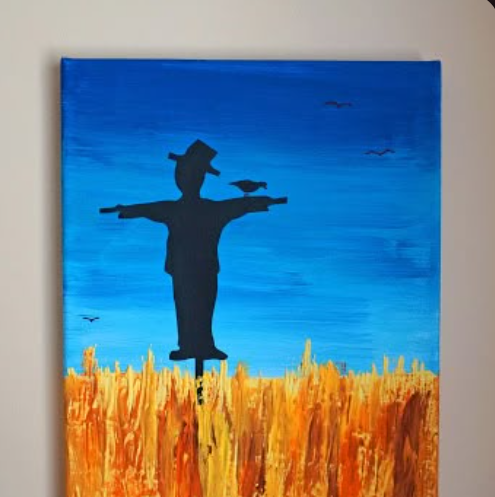 Scarecrow Silhouette Art