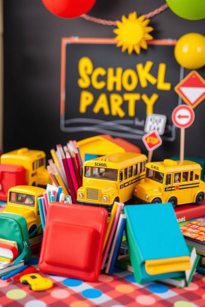 School Bus and Transportation Theme