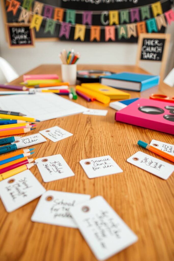 School Supply Scavenger Hunt