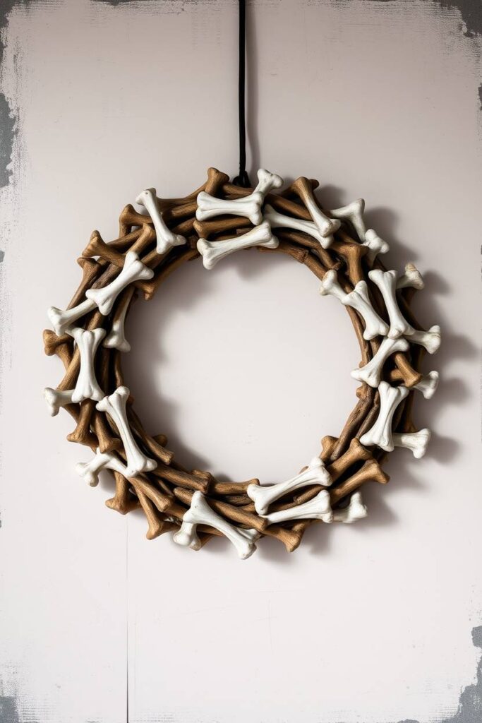 Skeleton Bone Wreath