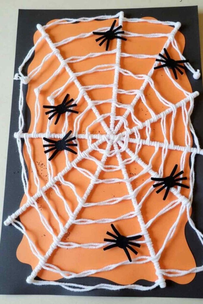 Spider Web Collage