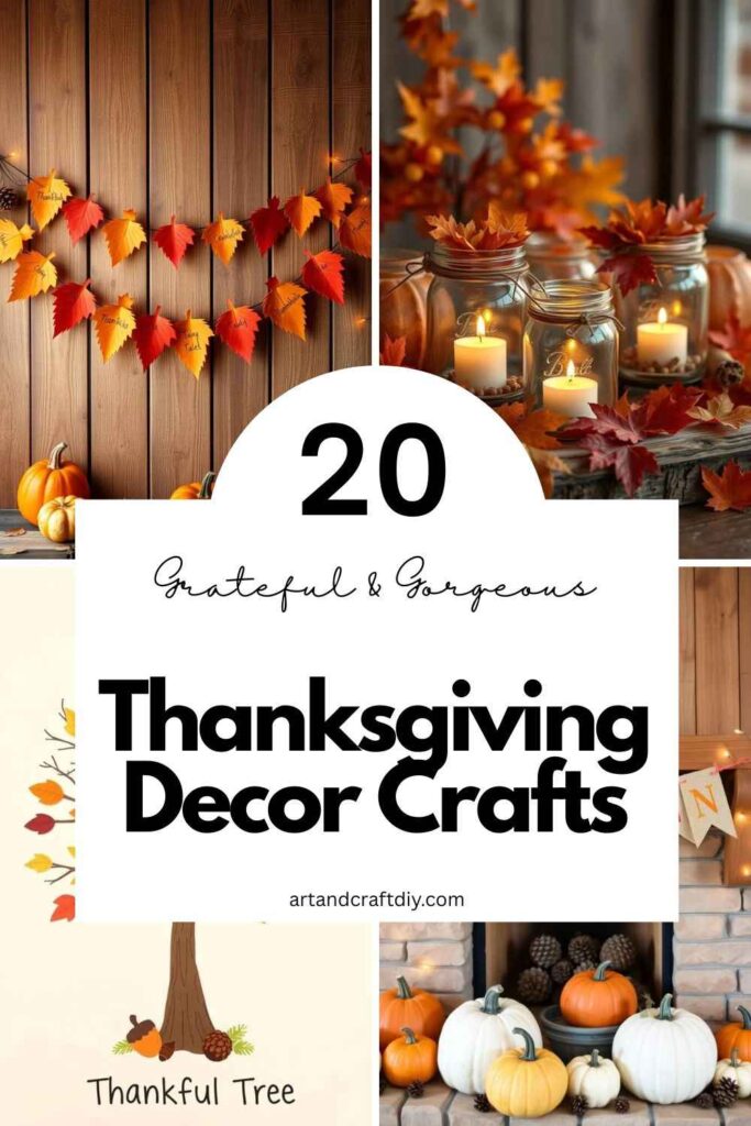 Thanksgiving Decor Crafts