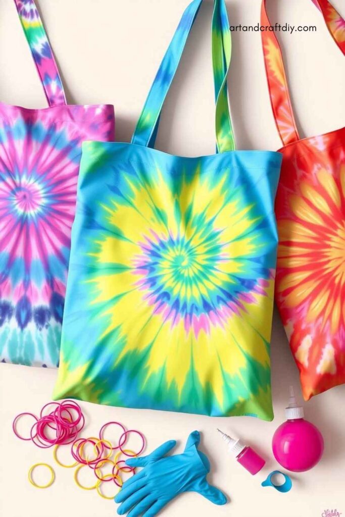 Tie-Dye Tote Bags