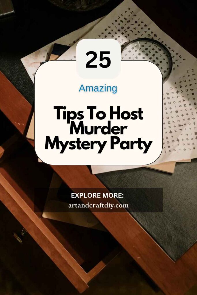 Tips To Host Murder Mystery Party