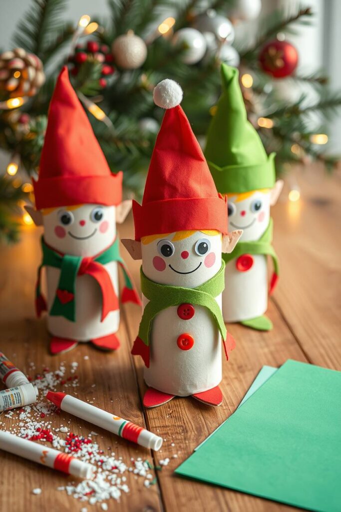 Toilet Paper Roll Elves