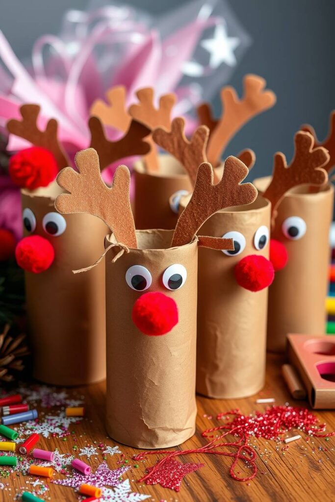Toilet Paper Roll Reindeer