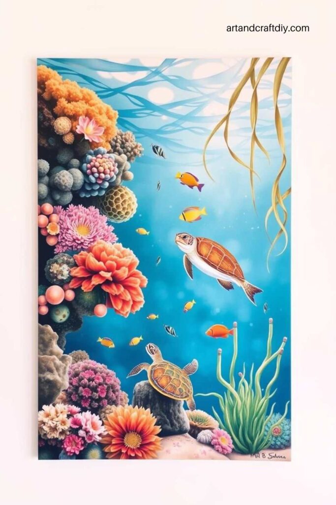 Underwater Marine Life Art
