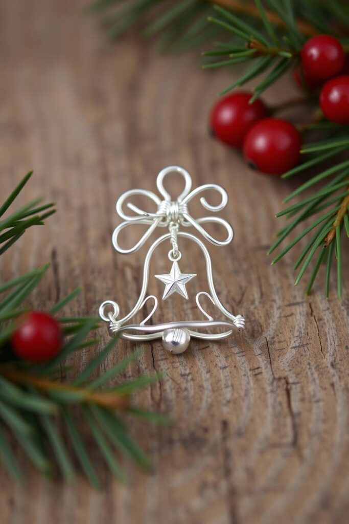 Wire Bell Charm