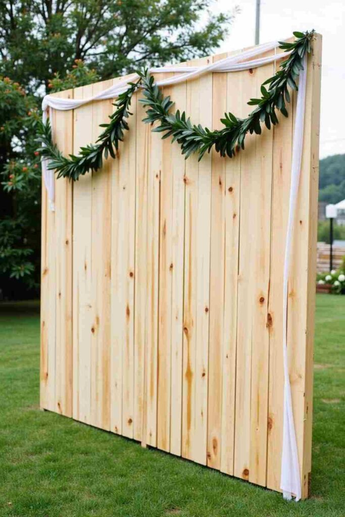 Wooden Pallet Backdrop