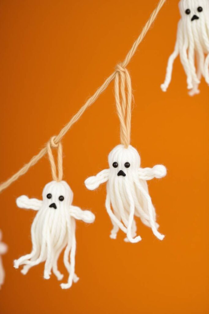 Yarn Ghost Garland