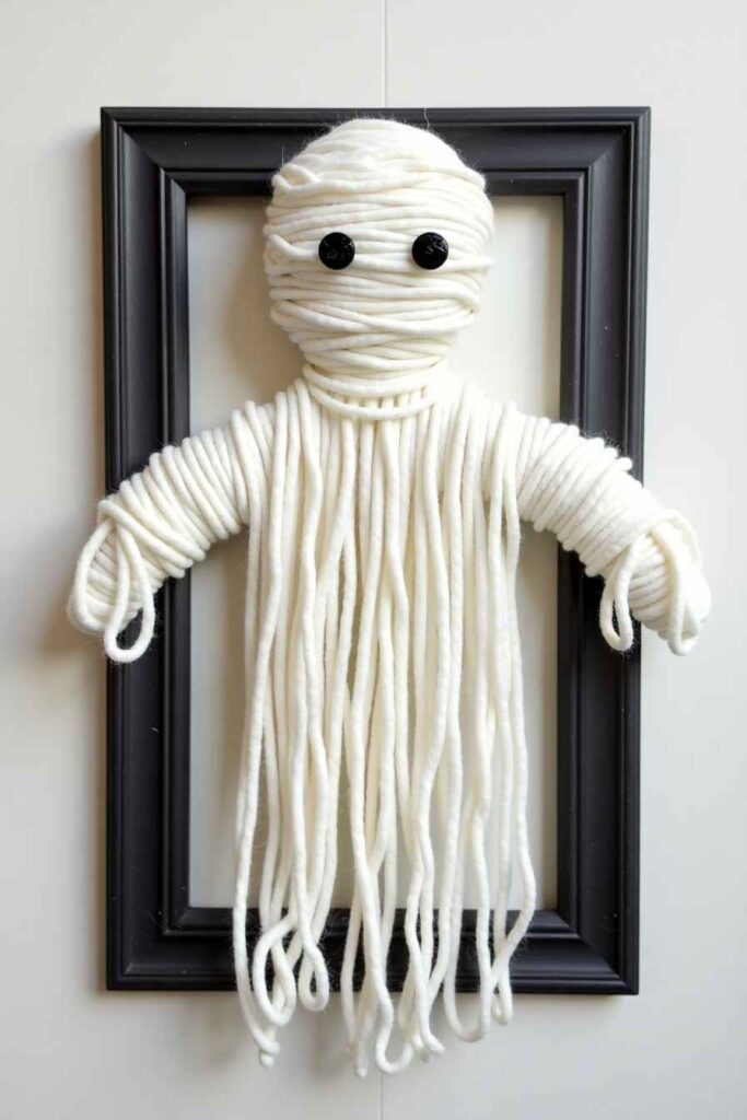 Yarn Ghost Wall Art
