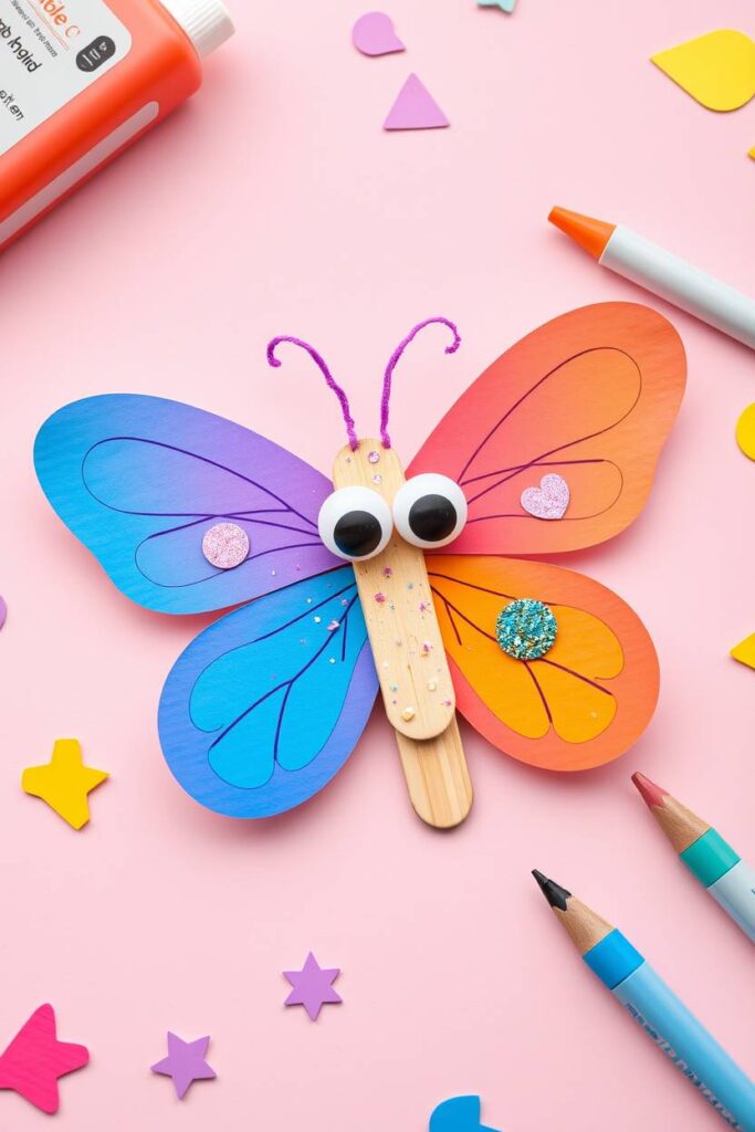 Butterfly Popsicle Craft