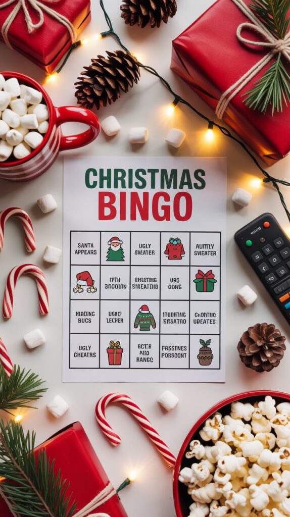 Christmas Movie Bingo