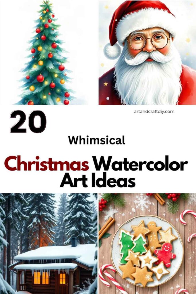 Christmas Watercolor Art Ideas