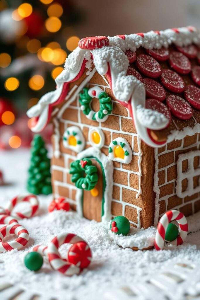 Clay Gingerbread House Decorations