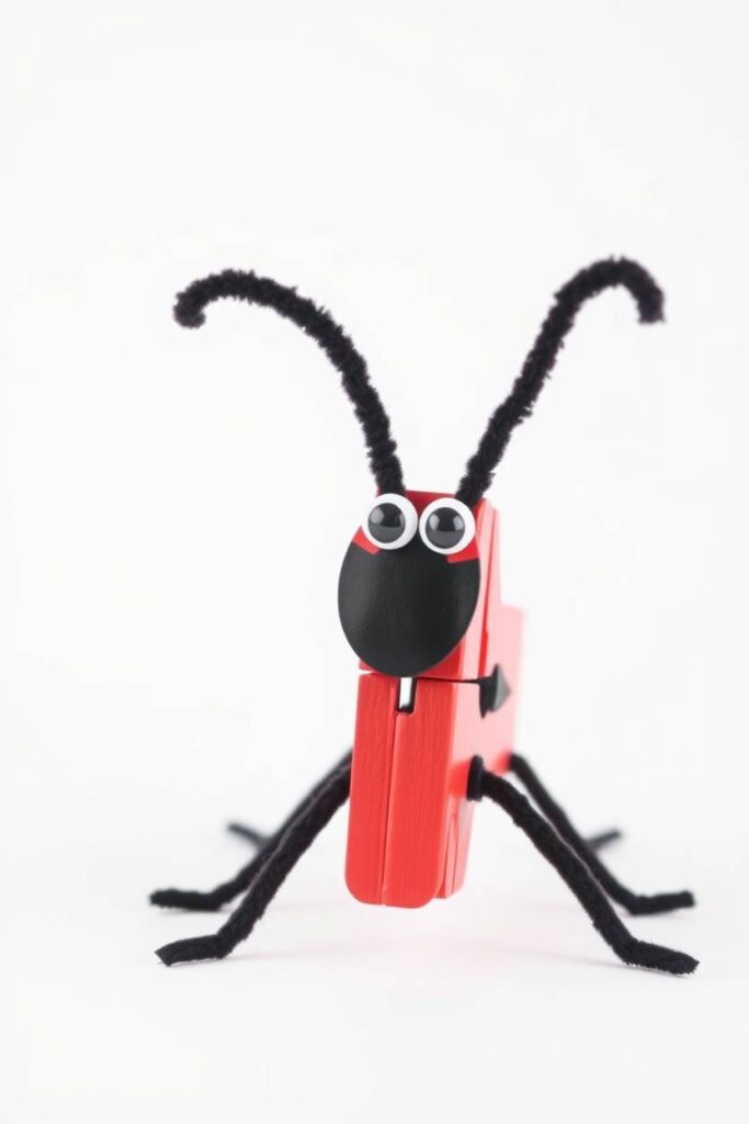 Clothespin Ant Craft