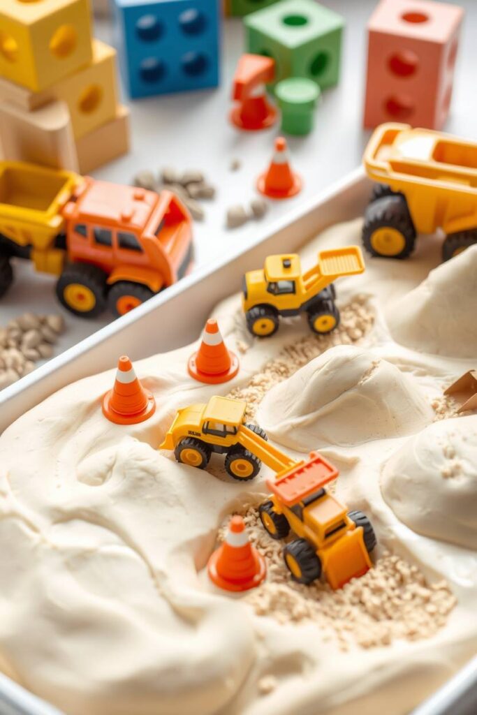 Construction Zone Cloud Dough