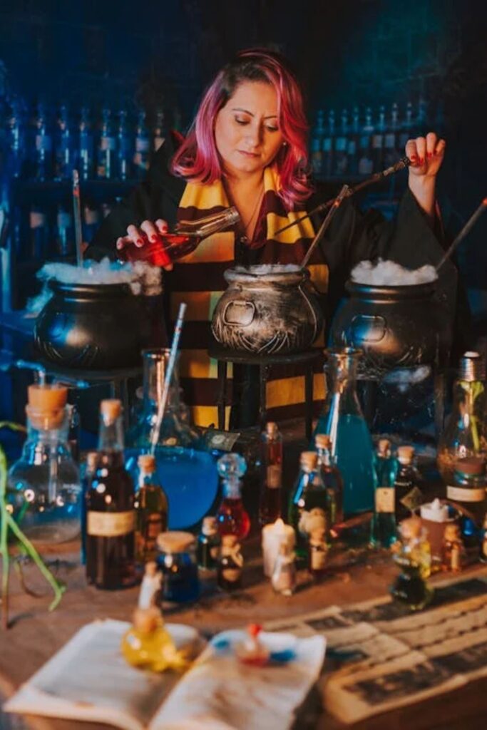 DIY Witch’s Potion Station