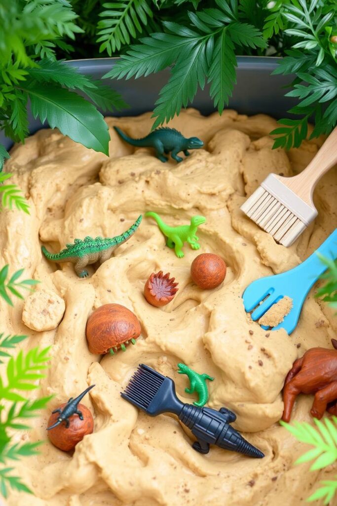 Dino Dig Cloud Dough