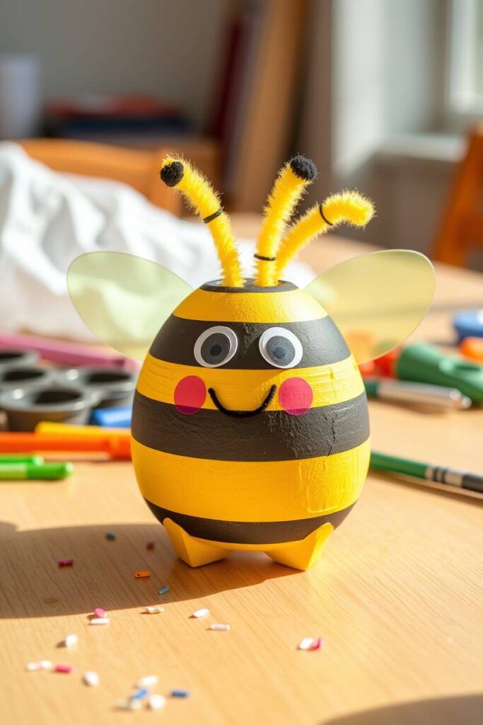 Egg Carton Bee