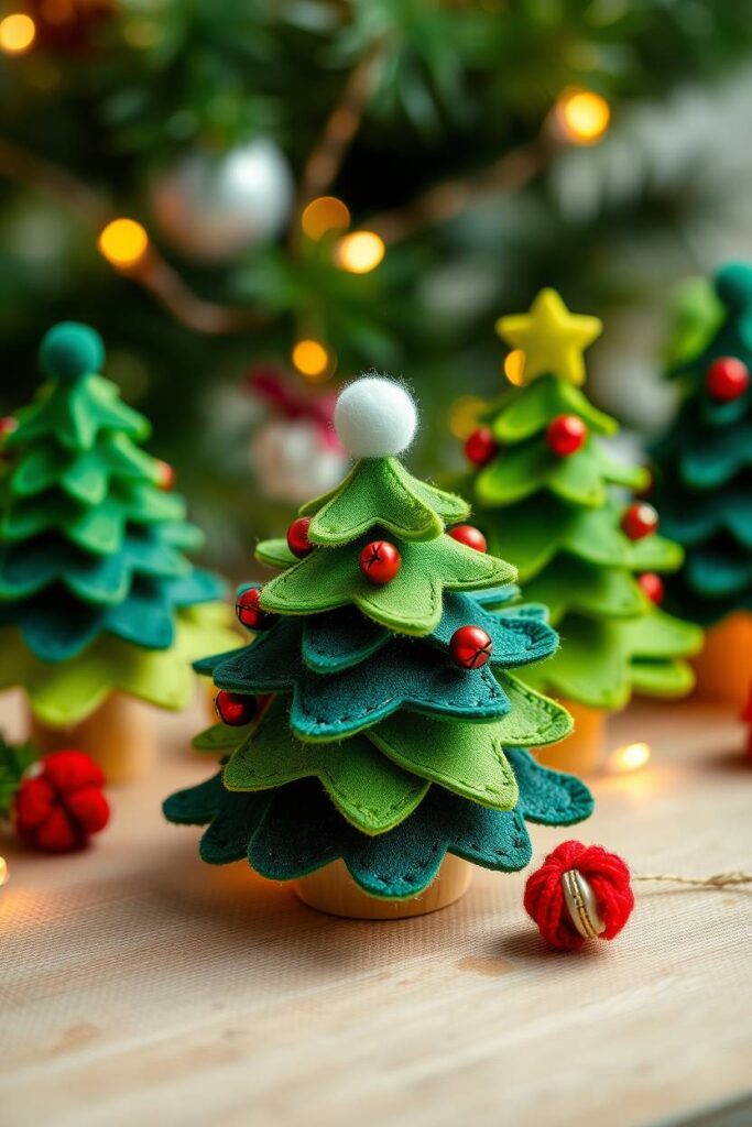 Felt Christmas Trees