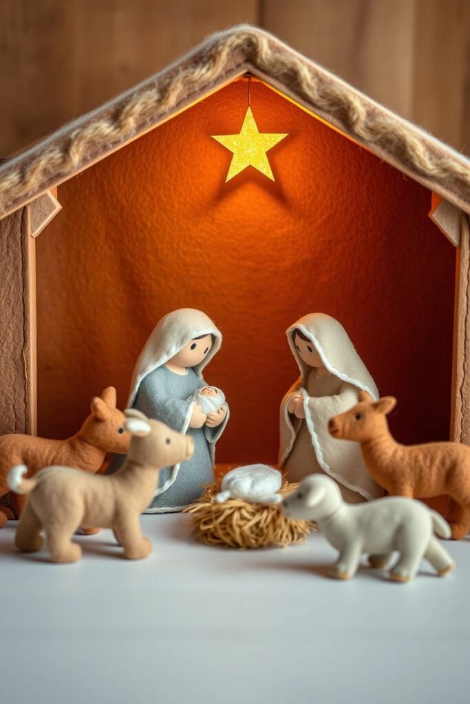 Felt Nativity Scene
