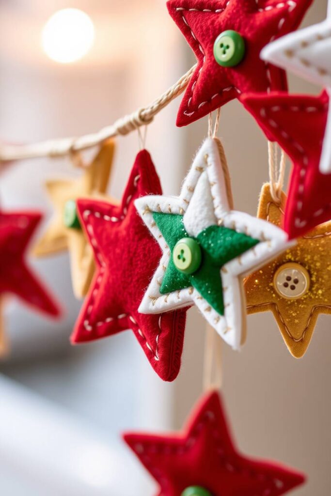 Felt Star Garland