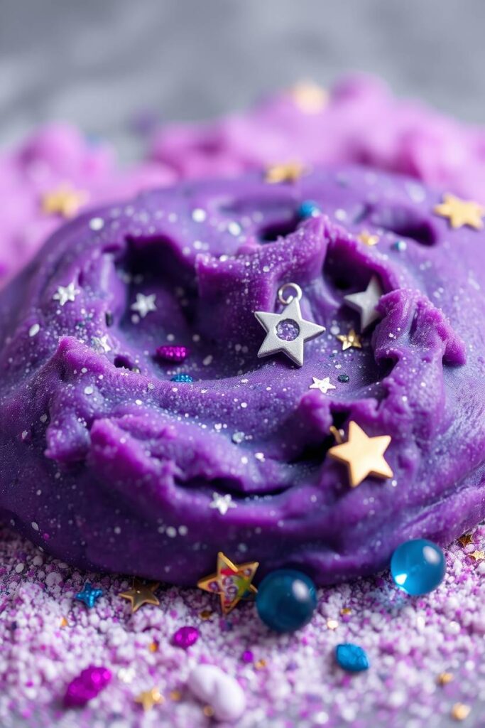 Galaxy Glitter Cloud Dough