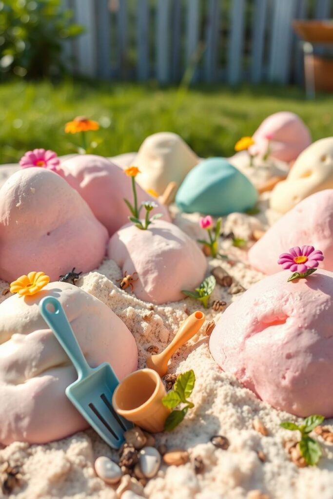 Garden Sensory Cloud Dough