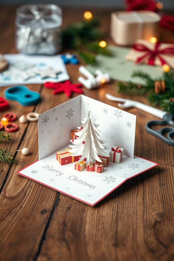 Handmade Pop-Up Christmas Cards