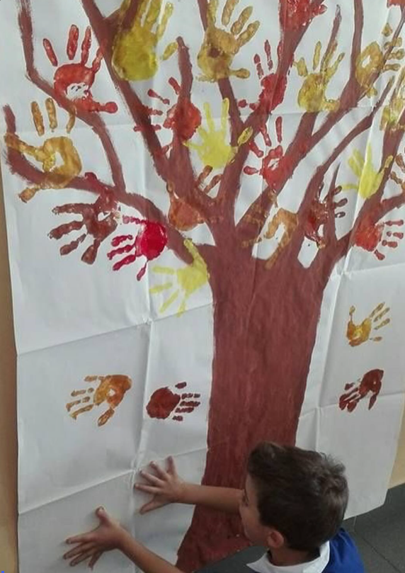 Handprint Fall Tree