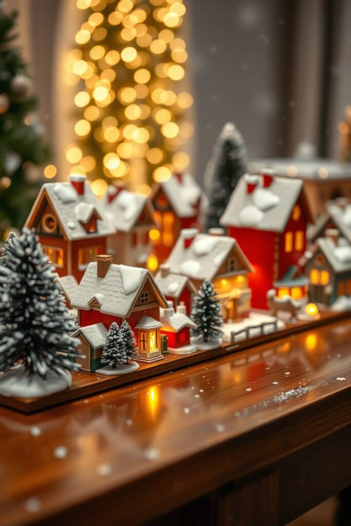 Mini Clay Christmas Villages
