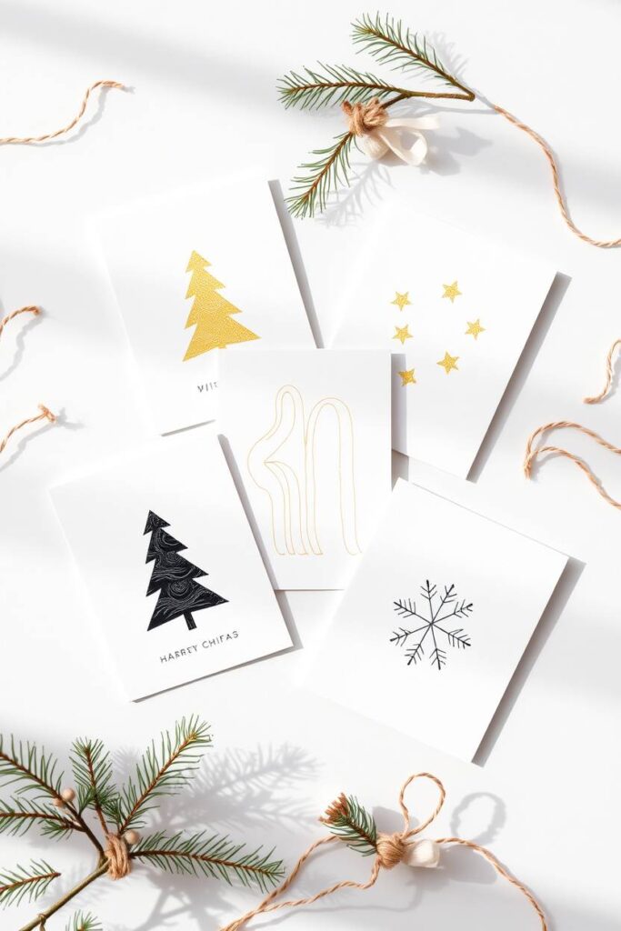 Minimalist Christmas Cards