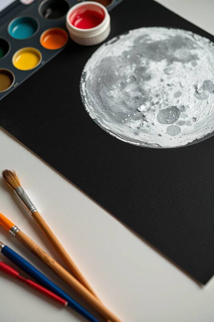 Moon Crater Painting