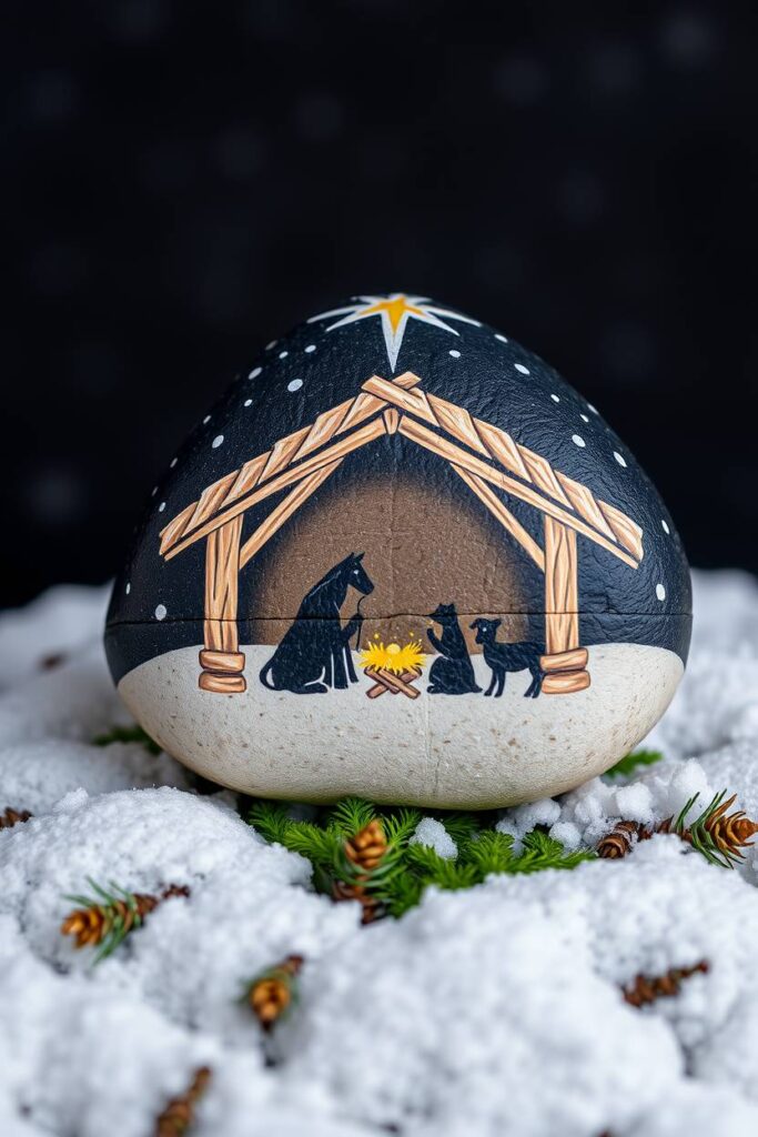 Nativity Scene Rock