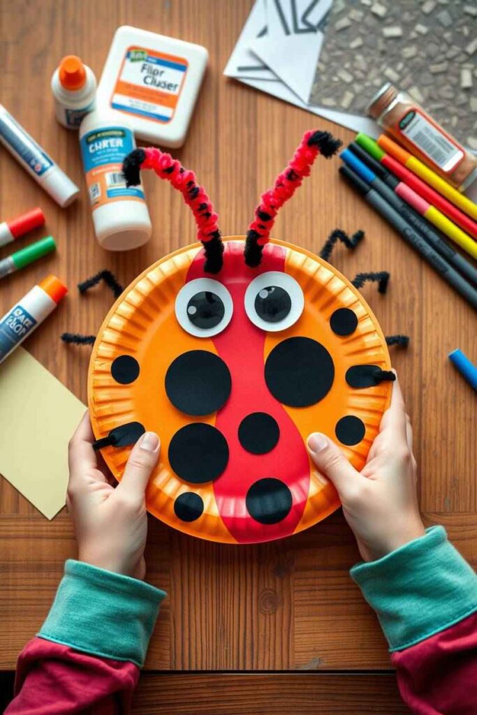 Paper Plate Ant Craft