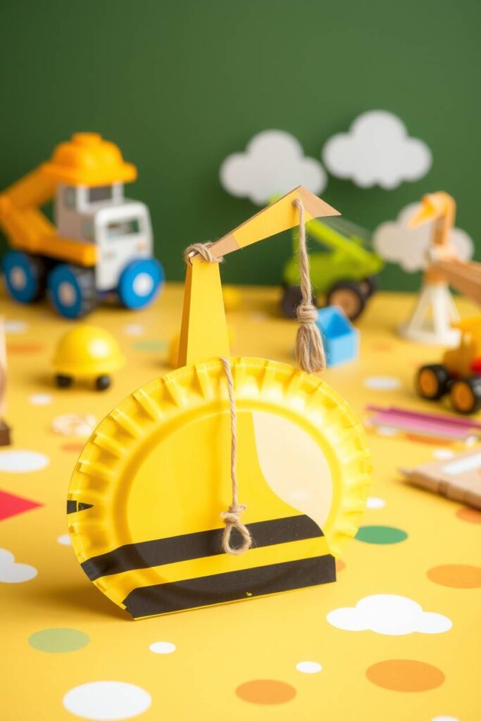 Paper Plate Crane