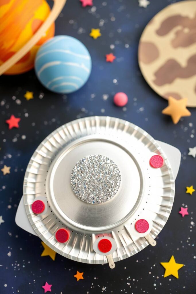 Paper Plate Flying Saucer