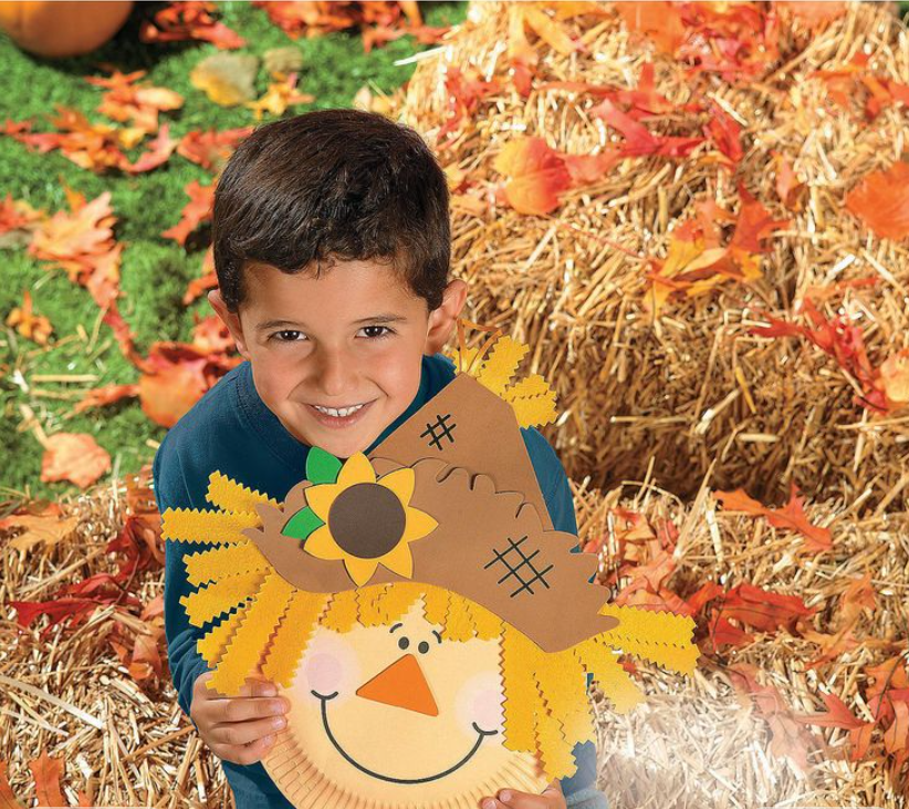 Paper Plate Scarecrow