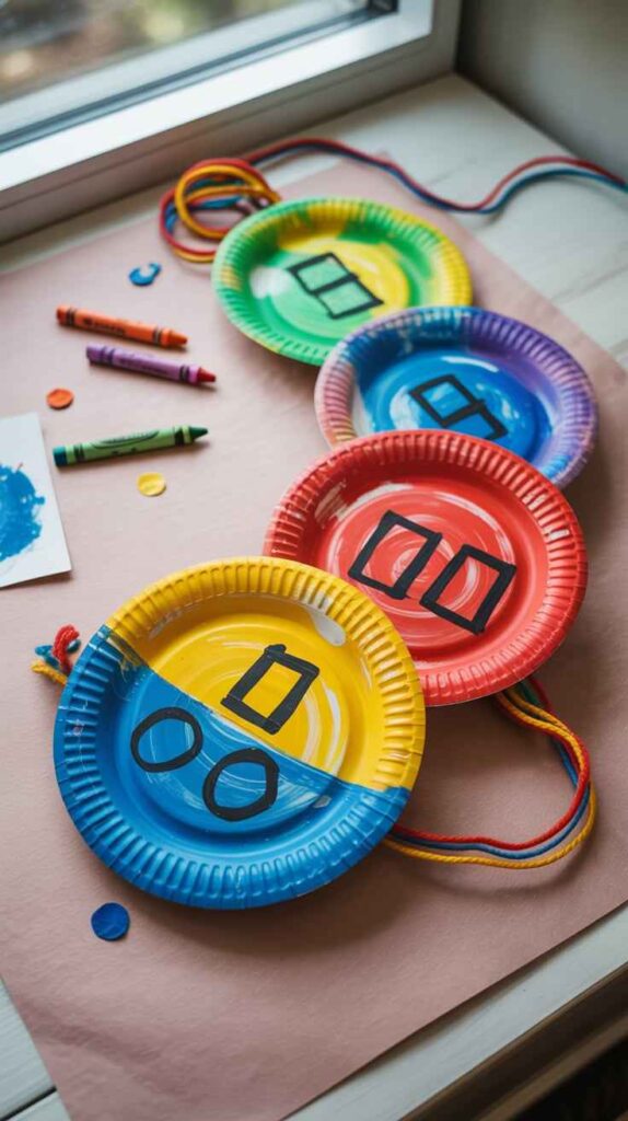 Paper Plate Train Craft