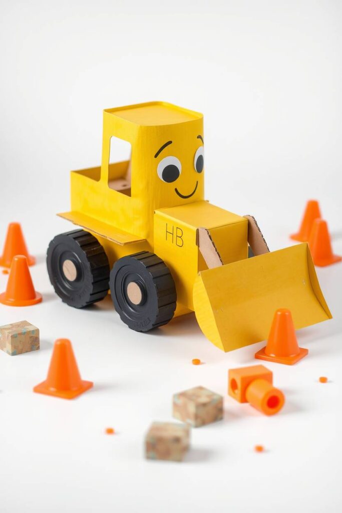 Paper Roll Bulldozer