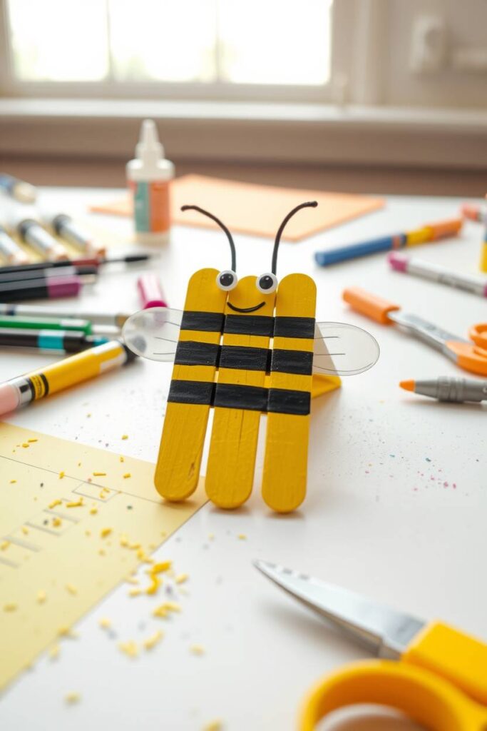 Popsicle Stick Bee