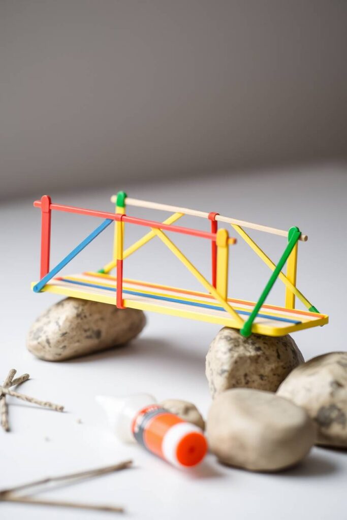 Popsicle Stick Bridge