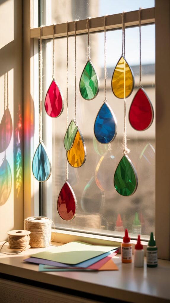 Raindrop Suncatchers