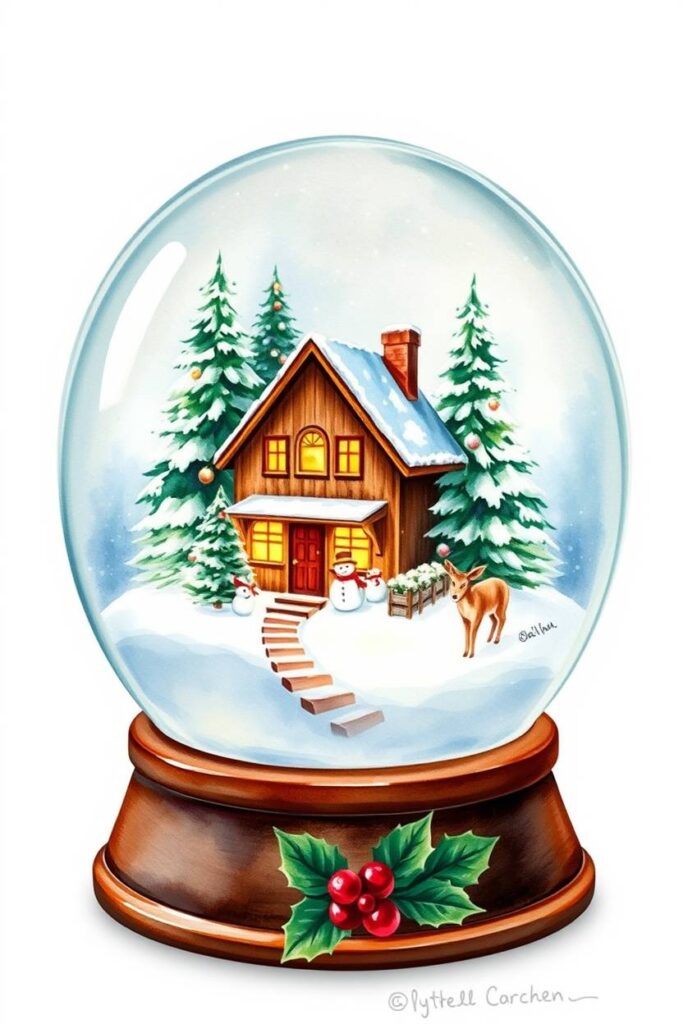 Snow Globe Scene