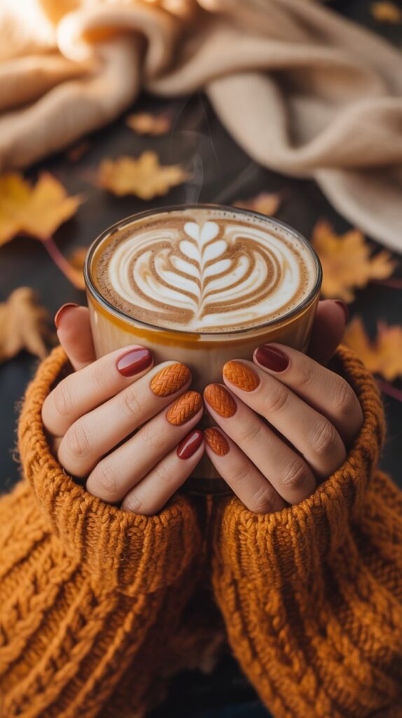 Sweater Texture Nails