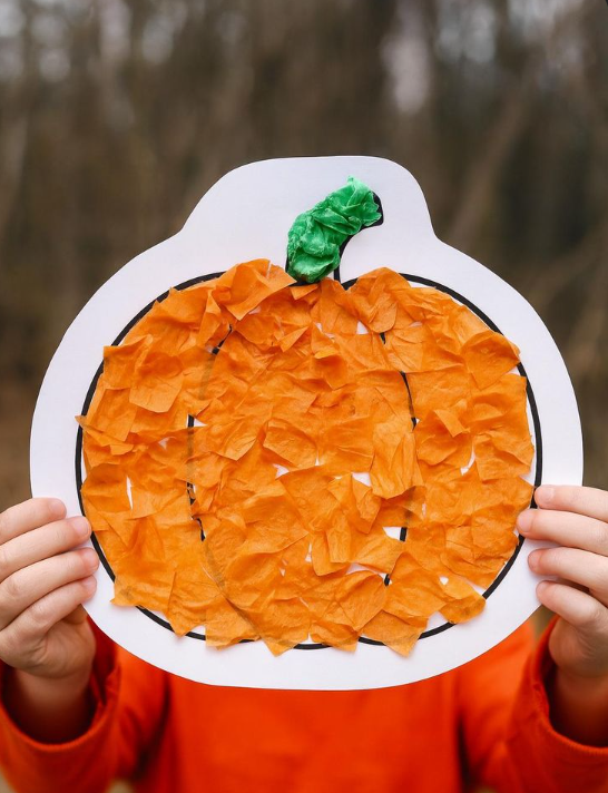 Tissue Paper Pumpkin