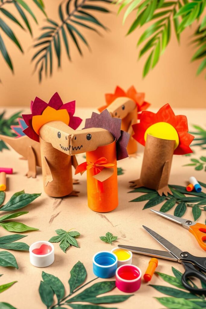 Toilet Paper Roll Dinosaurs