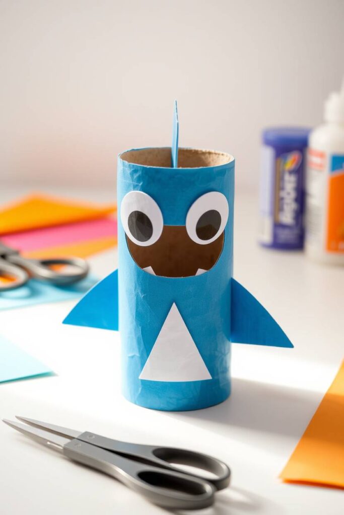 Toilet Paper Roll Shark